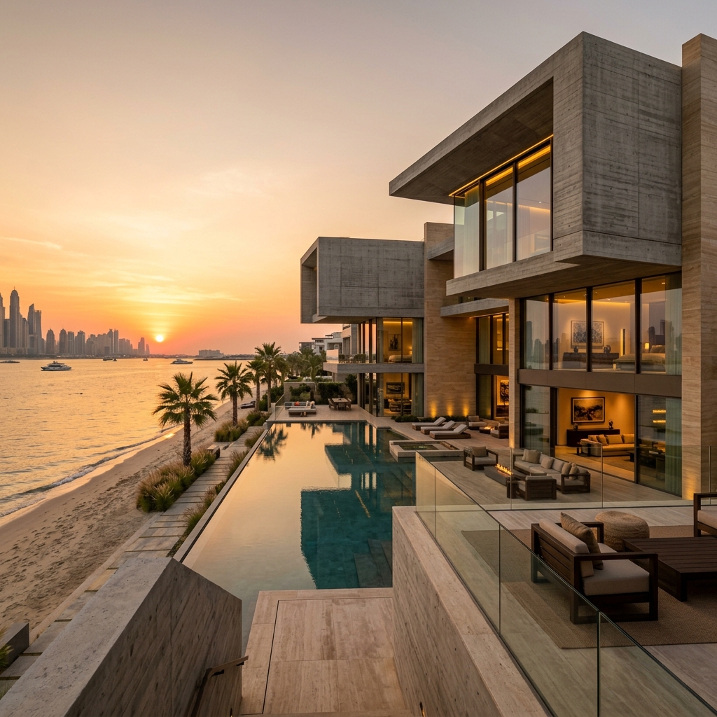 Palais D'Aureva beachfront estate in Palm Jumeirah